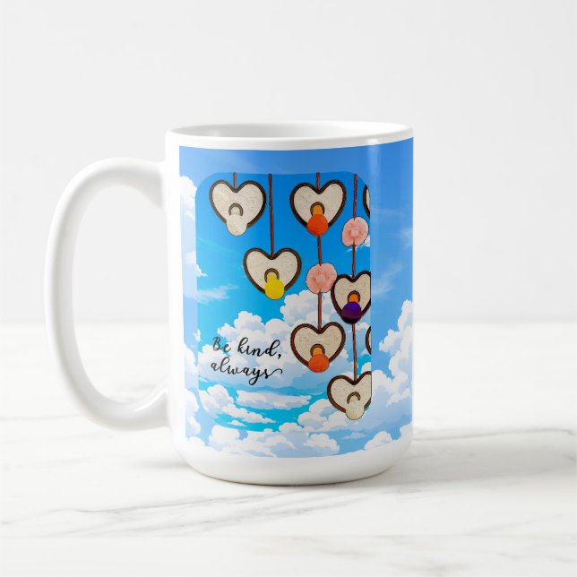 Be Kind Always Heart Mug (Left)