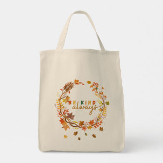 Be Kind Always Women Men Kids Letter Motivational Tote Bag
