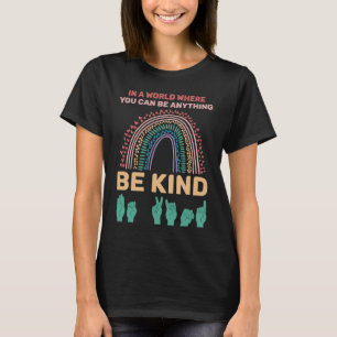 Be Kind American Sign Language T-Shirt