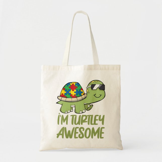 Be kind and support those who have autism by this  tote bag (Front)