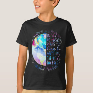 Be Kind Asl Alphabet American Sign Language Deaf A T-Shirt