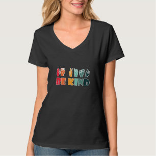 Be Kind ASL American Sign Language T-Shirt