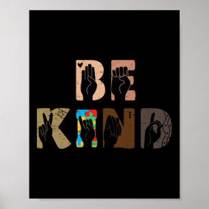 Be Kind Asl Hand Sign Interpreter Sign Language Au