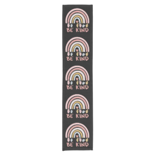 Be Kind ASL III - American Sign Language Short Table Runner