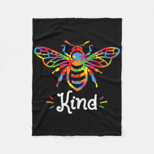 Be Kind Autism Awareness Autism Bee Kind Fleece Blanket
