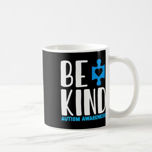Be Kind Autism Awareness  Coffee Mug (Right)