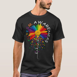 Be Kind Autism Awareness Daisy Flower Mum Women Ki T-Shirt