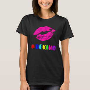 Be Kind Autism Awareness Messy Bun Puzzle Proud Au T-Shirt