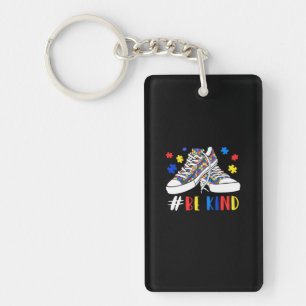 Be Kind Autism Awareness Puzzle Shoes Autism Key Ring