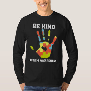 Be Kind Autism Awareness Rainbow Leopard Women Kid T-Shirt