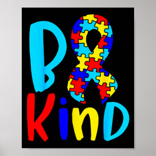 Be Kind Autism Awareness - World Autism Awareness Poster