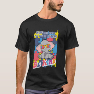 Be Kind Autistic Kids Boys Girls Autism Awareness T-Shirt
