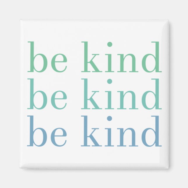 Be Kind Be Kind Be Kind Magnet (Front)