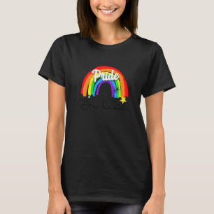 Be Kind Bee Rainbow Lgbtq+ Gay Les Pride Asl T-Shirt