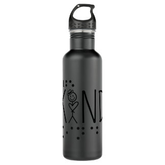 Be Kind Blind Awareness braille Premium  710 Ml Water Bottle