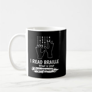 Be Kind Blind Awareness braille Pullover  Coffee Mug