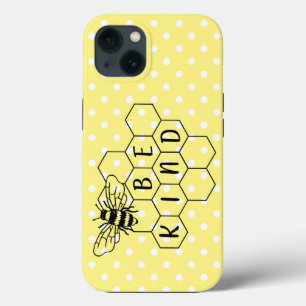 Be Kind Bumble Bee Yellow Polka Dot Case-Mate iPho iPhone 13 Case
