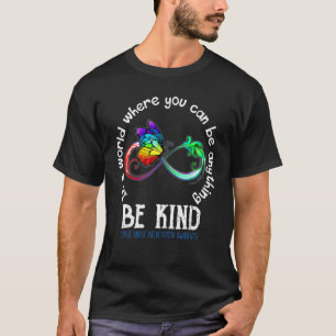 Be Kind Butterfly Child Abuse Prevention Awareness T-Shirt