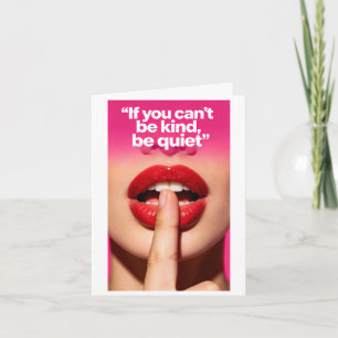 Be kind card
