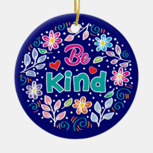 Be Kind Ceramic Tree Decoration