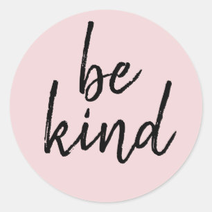 Be Kind Classic Round Sticker