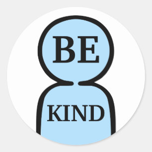 Be Kind Classic Round Sticker