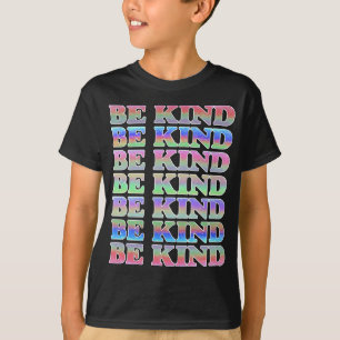 BE KIND-Colorful Be Kind, Kindness T-Shirt
