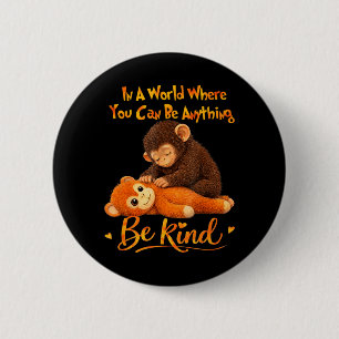 Be Kind Cute Ba 6 Cm Round Badge