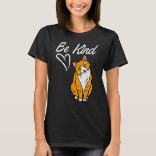 Be Kind Cute Cat Kids Unity Day Orange Anti Bullyi T-Shirt