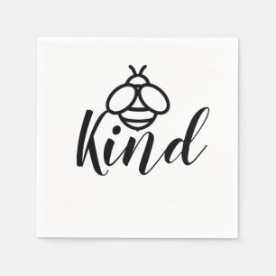 Be Kind - cute honey bee design Napkin