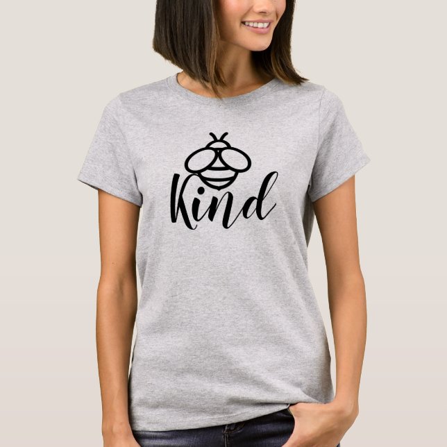 Be Kind - cute honey bee design  T-Shirt (Front)