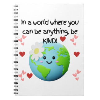 Be Kind Earth Teacher Notebook