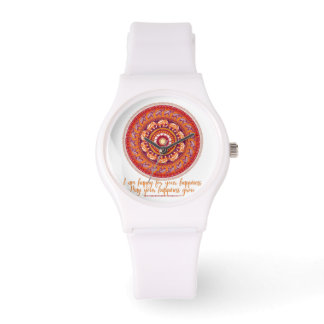 Be Kind Elephant Mandala Cute Elephant Loving Kind Watch