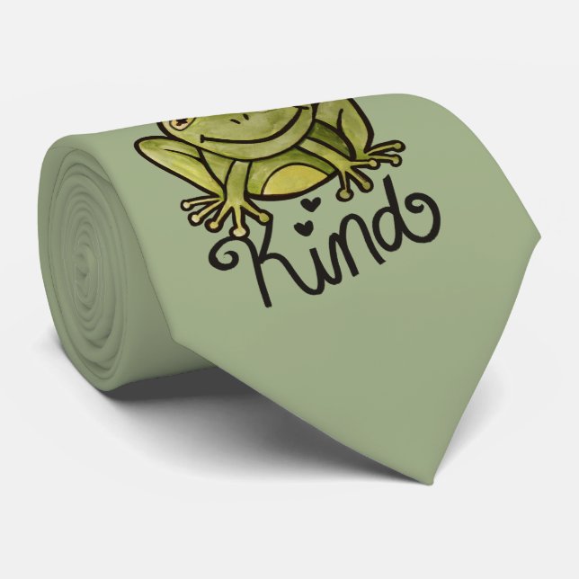 Be Kind Frog                                       Tie (Rolled)