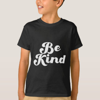 Be Kind Groovy Retro Positive Quote Design T-Shirt