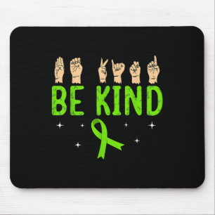 Be Kind Hand Sign Language Asl Mental Health Aware Mouse Pad