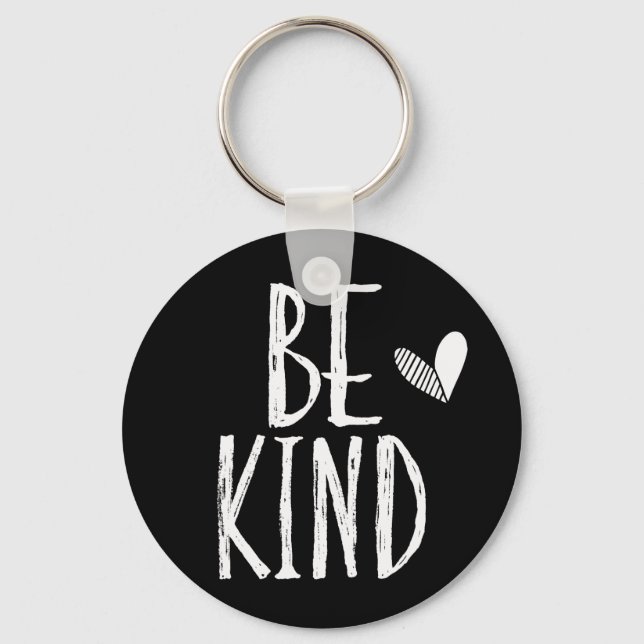 Be Kind Heart Key Ring (Front)