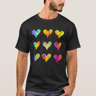 Be Kind Heart S, Tie Dye Ts For Women Kindness Day T-Shirt