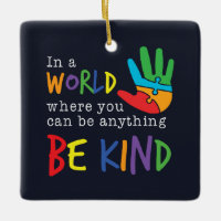  Be Kind In World Where You Can Be Anything Autism