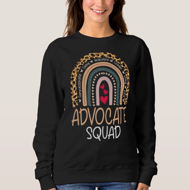 Be Kind Include Autism Advocate Squad Sped Teacher Sweatshirt (Front)