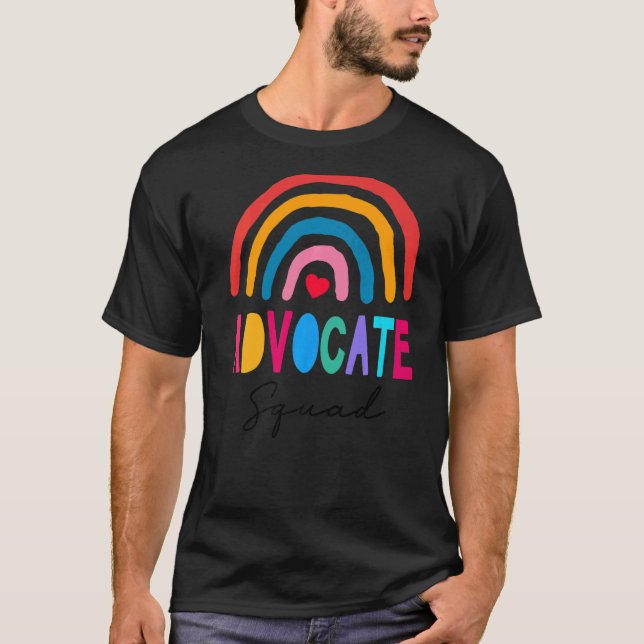 Be Kind Include Autism Advocate Squad Sped Teacher T-Shirt (Front)