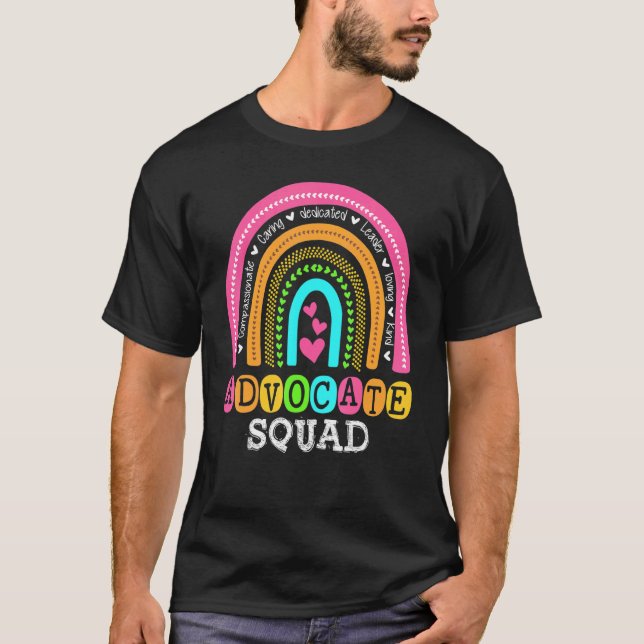 Be Kind Include Autism Advocate Squad Sped Teacher T-Shirt (Front)