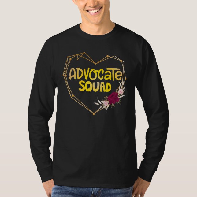 Be Kind Include Autism Advocate Squad Sped Teacher T-Shirt (Front)