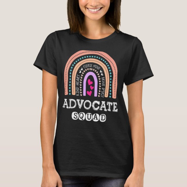 Be Kind Include Autism Advocate Squad Sped Teacher T-Shirt (Front)