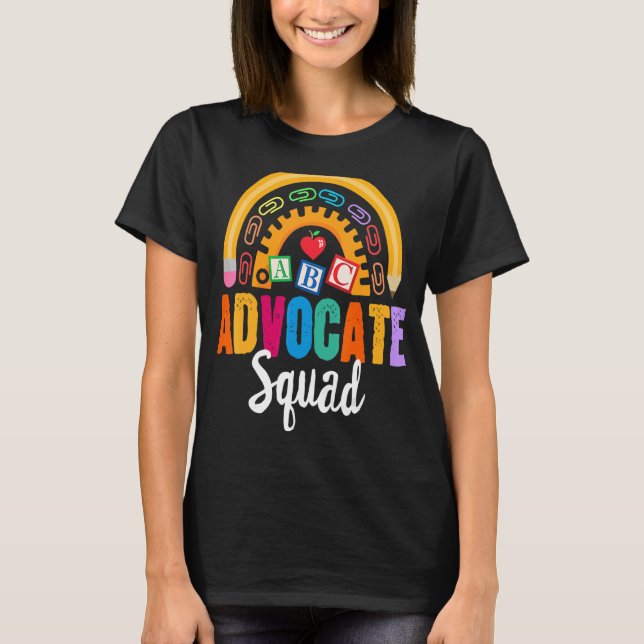 Be Kind Include Autism Advocate Squad Sped Teacher T-Shirt (Front)