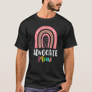 Be Kind Include Autism Advocate Squad Sped Teacher T-Shirt
