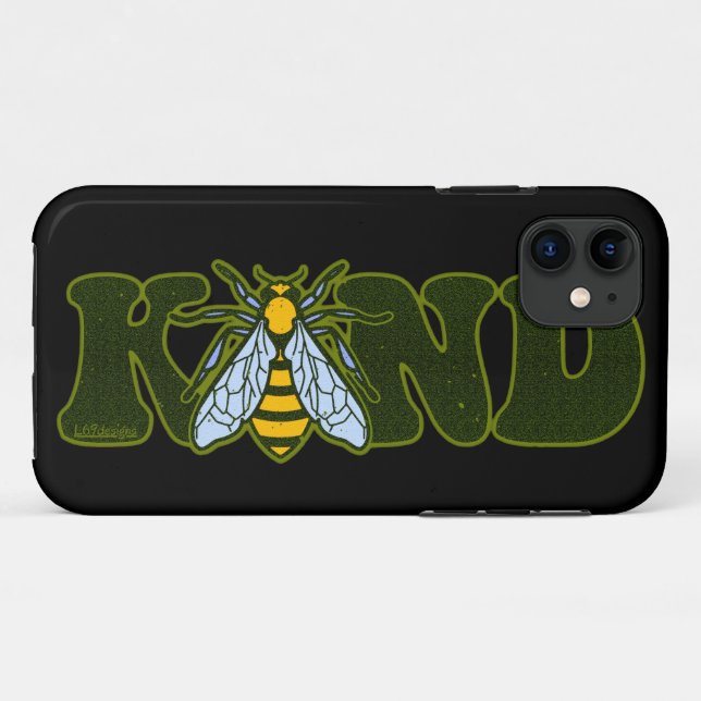 BE KIND inspirational motivational bee             Case-Mate iPhone Case (Back (Horizontal))