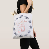 Be Kind Inspirational Quote Floral Wreath Script