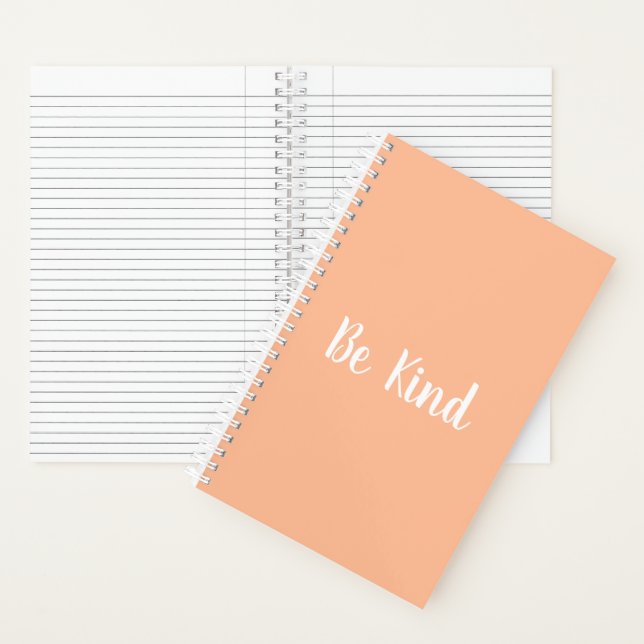 Be Kind Inspirational School Notebook (Inside)