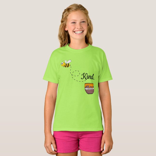 Be Kind | Inspirational Text Beautiful T-Shirt (Front Full)